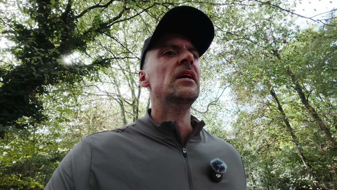 Porträt von Elvid mit Cap nach einem Lauf